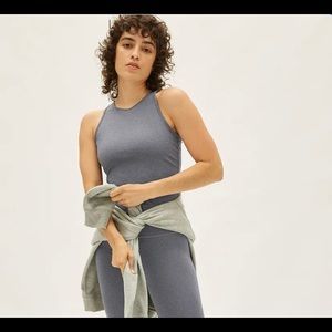 Everlane Perform Tank Small Heathered Charcoal